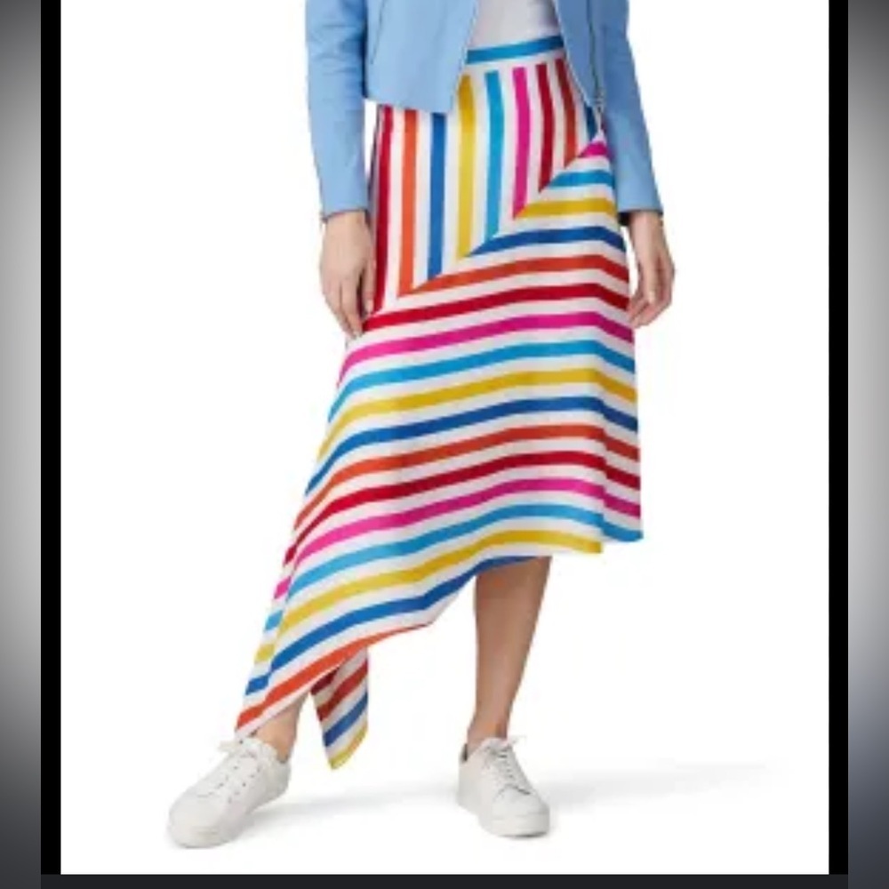 EUC Color Me Courtney- Rent the Runway Collaboration-Elle Midi Skirt. Size 4